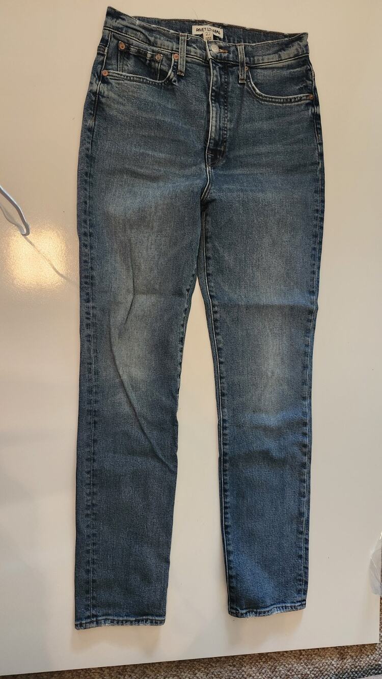 Madewell Rivet & Thread Womens Jeans Size 27 Premium Denim Made in USA #429